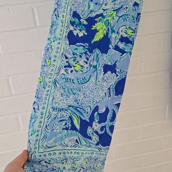 NEW Lily Pulitzer Palazzo Wide Leg Printed Pants Size XS 100% Rayon - Picture 5 of 7